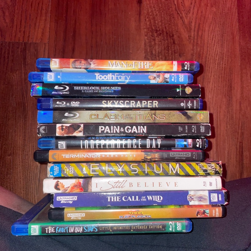BluRay dvd lot